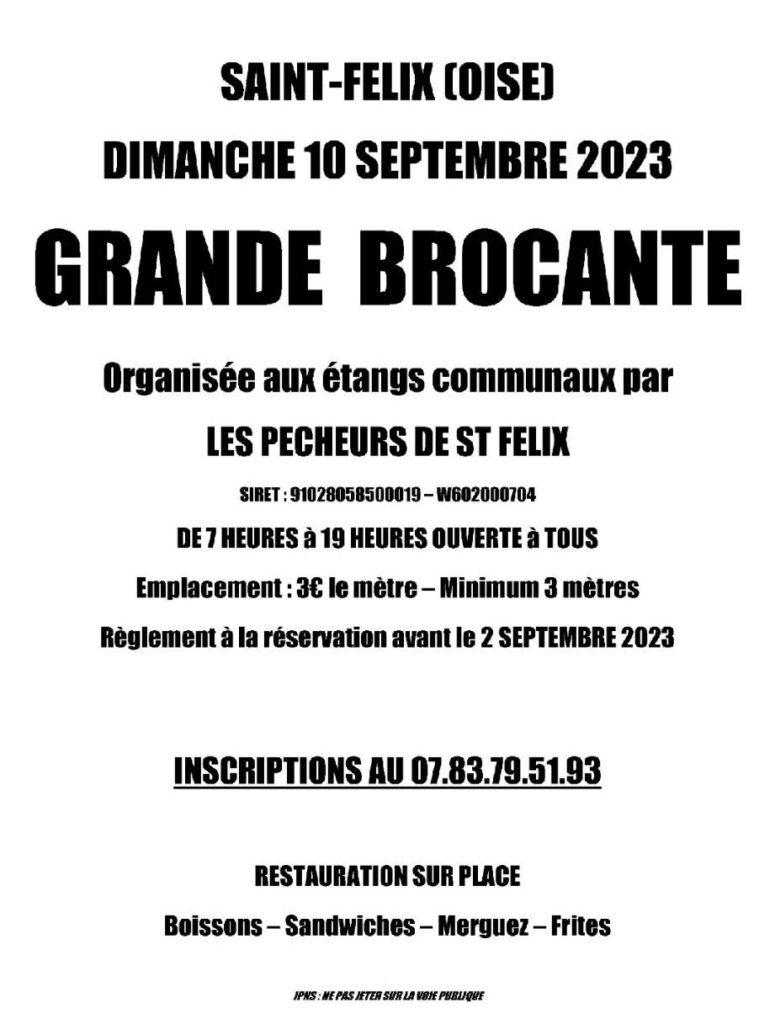 Brocante de Saint-Felix